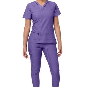 Adar purple scrub set